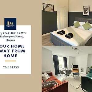 Luxe Short - Sleeps 6 - Putney - Roehampton - Free Parking