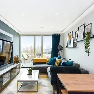 Londonaprt 1bed Balcony Gym Tv Wifi *