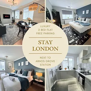 Staylondon - Sleeps 6 With Free Parking - Tourist, Concerts & Matches Apartment *