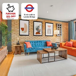 Apartment Modern And Industrial 2 Bed - Close To London Bridge, Sleeps 6