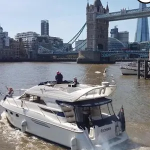 Yacht -central St Kats Dock Tower Bridge * London