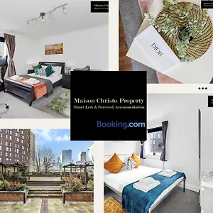 Caraway Heights 2bedroom Sleeps 6 In Canary Wharf, Free Parking, Near Excel, O2 & Airport By Maison Christo Short Lets & Serviced * London