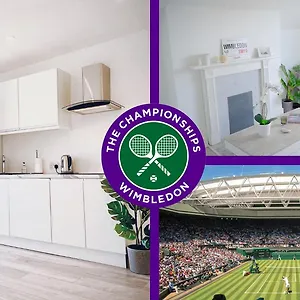 Beautiful 2 Bedroom Wimbledon, 2 Min Walk To Wimbledon Station アパート *