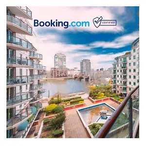 Apartment St, George Wharf Vauxhall Bridge Large 2bedrooms With River View Panoramic Balcony *