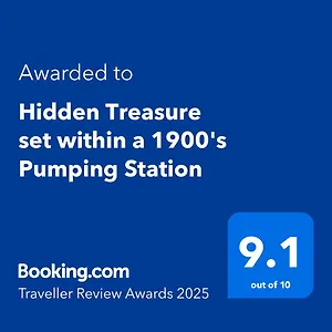 Hidden Treasure Set Within A 1900's Pumping Station Holiday home *