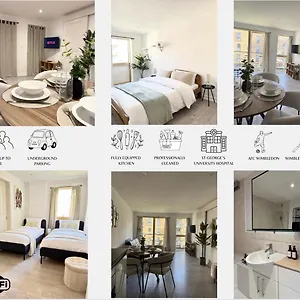 2 Bedroom Apartment In Wimbledon - Free Underground Parking - Sleeps 5 Appartement